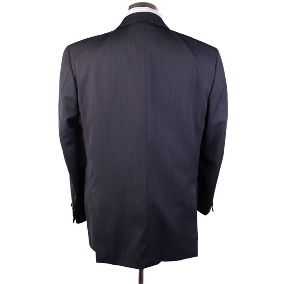 Joseph Abboud Mens Solid 3 Button Blazer Grey Wool Size 40 Regular - Picture 3 of 15